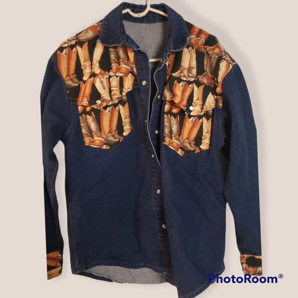Vintage Western Jean Jacket